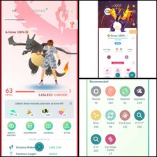 Pokémon Acc Go Lvl 63 /