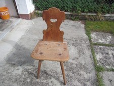 Antiker Brettstuhl Bauernstuhl 