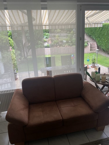 Sitzer sofa abaca braun mit - 2-sitzer,
