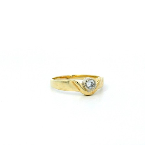 Damenring bicolor mit - bicolor,