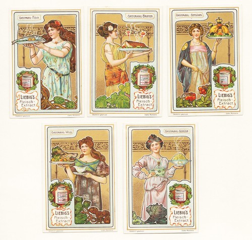 Liebig sammelbilder gastmahl - liebig,