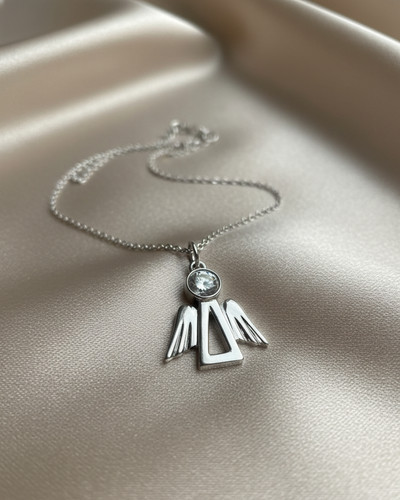 Feine halskette mit engel - feine,