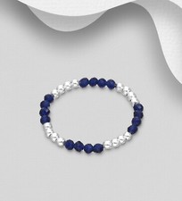 925 Sterling Silber Ring mit Lapis Lazuli – Edelsteinschmuck - Echtsilber