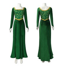 Princess Fiona Costume Shrek Cosplay Dress FNlloween Fancy Dress Outfit Kids  FN
