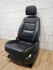 Sitz VW Sharan 7N vorne links schwarz Leder Sitzheizung Original