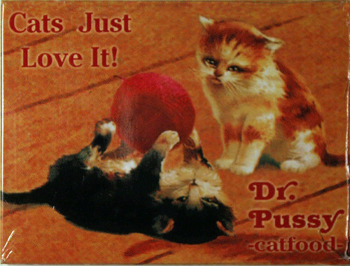 Magnetschild cats just love - magnetschild,