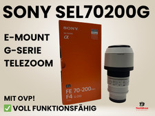SONY FE 70-200mm f/4 G OSS OBJEKTIV - E-MOUNT - Lens Tele Zoom mit OVP – TOP ⭐️
