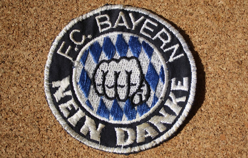 Aufnäher anti bayern nein - anti,