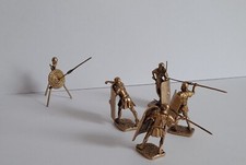 Krieger Römische Legionäre mit Pilum Metallfiguren aus Bronze  circa 40 mm