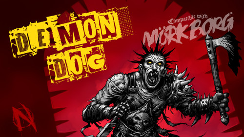 Mörk borg rpg demon dog - mÖrk,