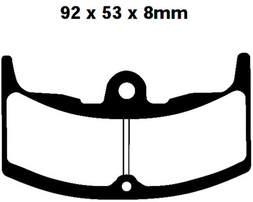 Bremsbeläge vorne typ fa080 - bremsbeläge,