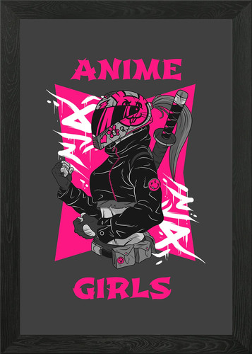 Anime mädchen mit schwert - mädchen,