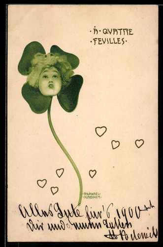 Künstler raphael kirchner - künstler-ak,