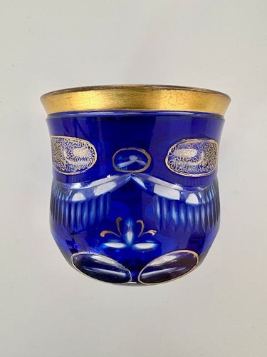 Glas vase kobaltblaues - glas,