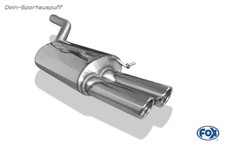 Fox Edelstahl Sportauspuff VW