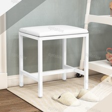 Weißer Frisiertischhocker