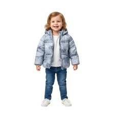 Daunensteppjacke mit kapuze - mit,