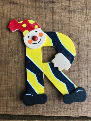 Holzbuchstabe deko bunt - -,