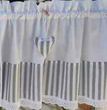 Scheibengardine Bistrogardine Landhaus Gardine Vintage  Shabby + Herz