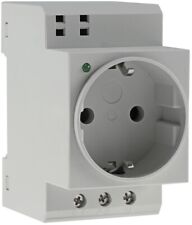 Steckdose mit LED für Hutschiene Zählerschrank Einbausteckdose Verteiler 230V16A