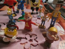 Figurensammlung Comic Toy Story, Flutsch & Weg, Simpson, Spongebob 13 St.