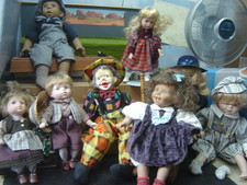 Konvolut Puppen verschiedene Hersteller und Größen "Gebraucht"(998RK)