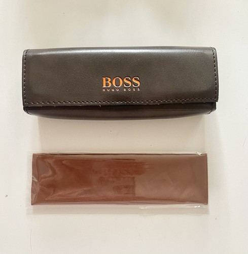 Boss brillenetui braun leder - boss,