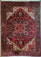 251171-Wunderschöner Original Alter Persischer Heriz,342x255 cm²,Carpet,Tappeto