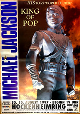 MICHAEL JACKSON 1997 HOCKENHEIMRING - orig. Konzert Poster - Plakat - DIN A0