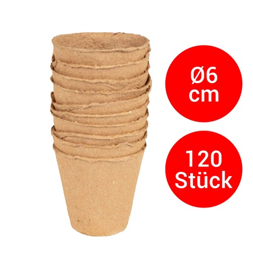120 stück anzuchttöpfe 100 - 120, 100%