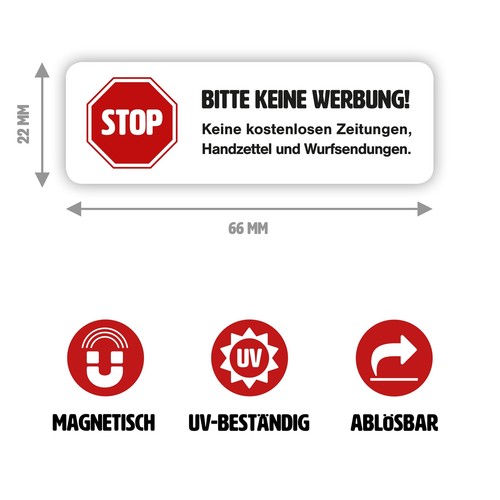 Stück magnet schild - stück, magnet-schild