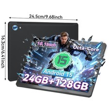 NEU Android 15 10GB RAM 128GB ROM 10,1 Zoll Tablet WIFI Quad-core  IPS Kamera
