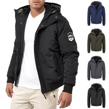 Indicode Herren Winterjacke Albany-Steppjacke Übergangsjacke Softshell Jacke