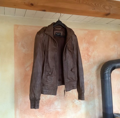 Lederjacke damen massimo dutti - damen,