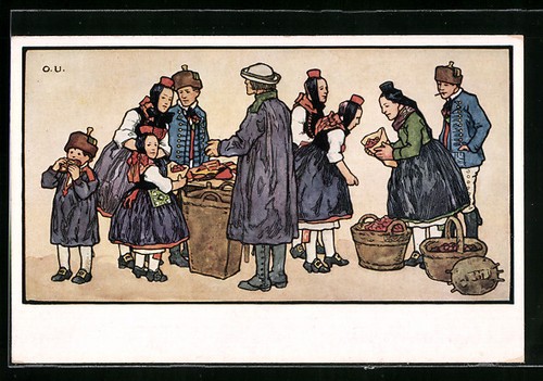 Künstler otto ubbelohde - künstler-ak,