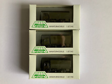 Herpa / Maag - MAN LKW 2x 740074, 1x 740111 incl. Zubehör