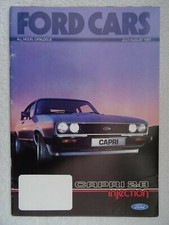 Ford Prospekt 1981 - Capri