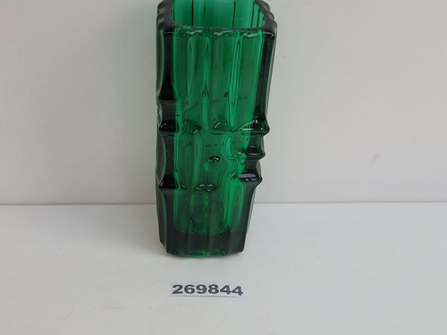 Block vase pressglas 70er - block-vase,