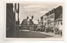 Ansichtskarte   " Bad Schandau - Marktplatz mit Ferienheim Ernst Thälmann "