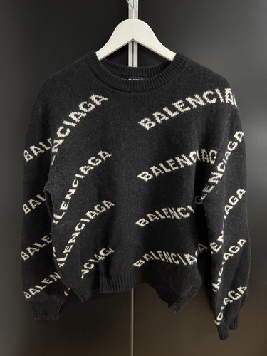 Balenciaga allover sweater - balenciaga,