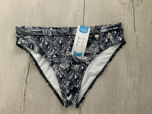 Bikinihose blau weiß 38 - bikinihose,