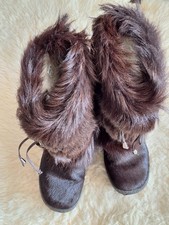 OSCAR Sport Damen Fellstiefel Snowboots braun, Größe 37, nagelneu