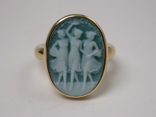 Edler ring mit lagenstein - ring,