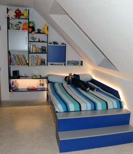 Jugendzimmer m bett - jugendzimmer, 1.20