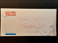 Autogramm Widmung Frankreich