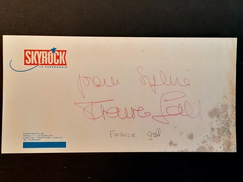 Autogramm widmung frankreich - autogramm,