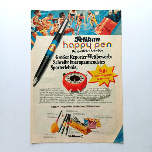 1973 pelikan happy - happy, pen