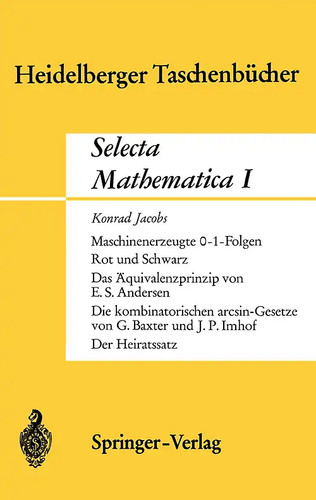 Selecta mathematica - mathematica, i