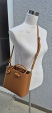 ZARA Lederimitat  Umhängetasche Tasche cognac/braun Neu 