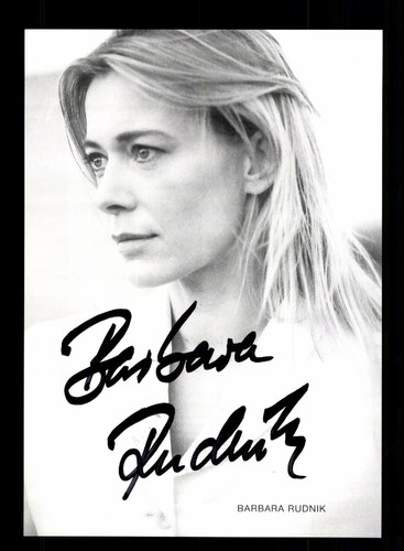 Barbara rudnik autogrammkarte - barbara,